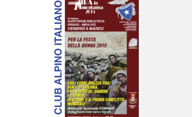 Incontro Le donne e la Prima Guerra mondiale Incontro Le donne e la Prima Guerra mondiale