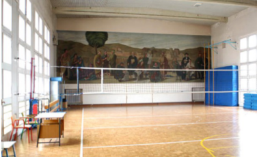 La palestra del Liceo classico Franchetti La palestra del Liceo classico Franchetti