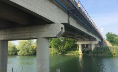 Lavori al ponte sulla SP 43 Portegrandi Caposile