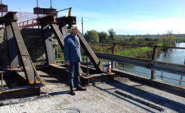 Il Consigliere metropolitano Saverio Centenaro in sopralluogo ai lavori sul ponte sulla SP 43 Il Consigliere metropolitano Saverio Centenaro in sopralluogo ai lavori sul ponte sulla SP 43