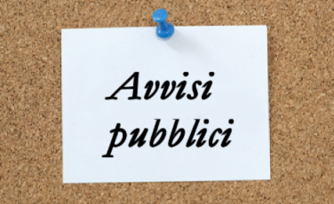 avvisi pubblici Avvisi pubblici