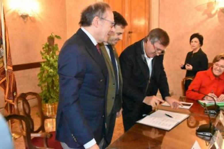 Firmato il protocollo per la messa in sicurezza dei beni culturali Firmato il protocollo per la messa in sicurezza dei beni culturali