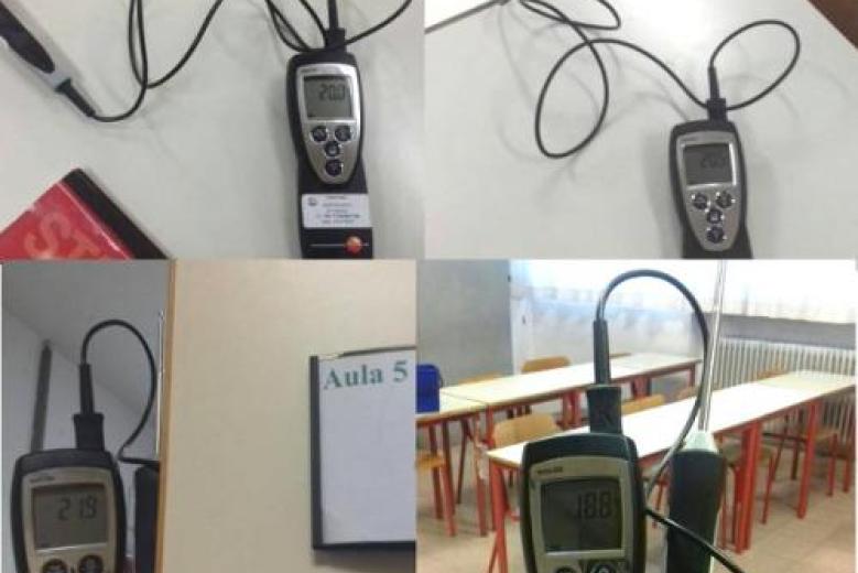 rilievo delle temperature al Distretto scolastico di Mirano rilievo delle temperature al Distretto scolastico di Mirano