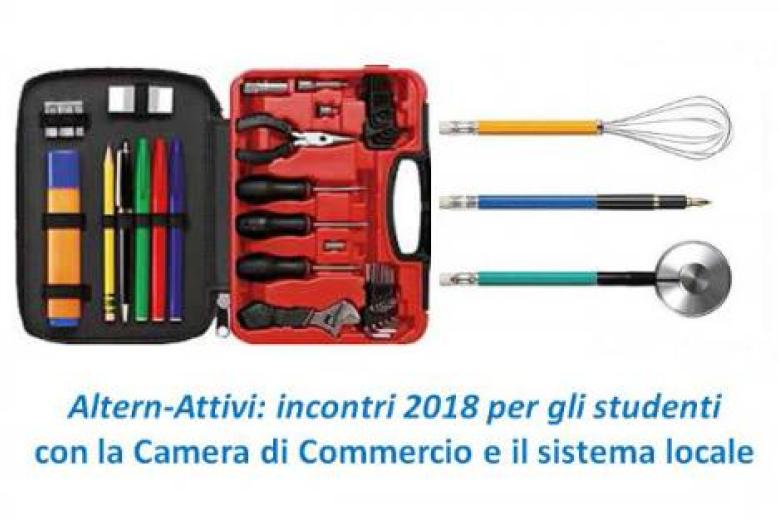 Altern-Attivi: incontri 2018 per gli studenti con la Camera di Commercio Altern-Attivi: incontri 2018 per gli studenti con la Camera di Commercio