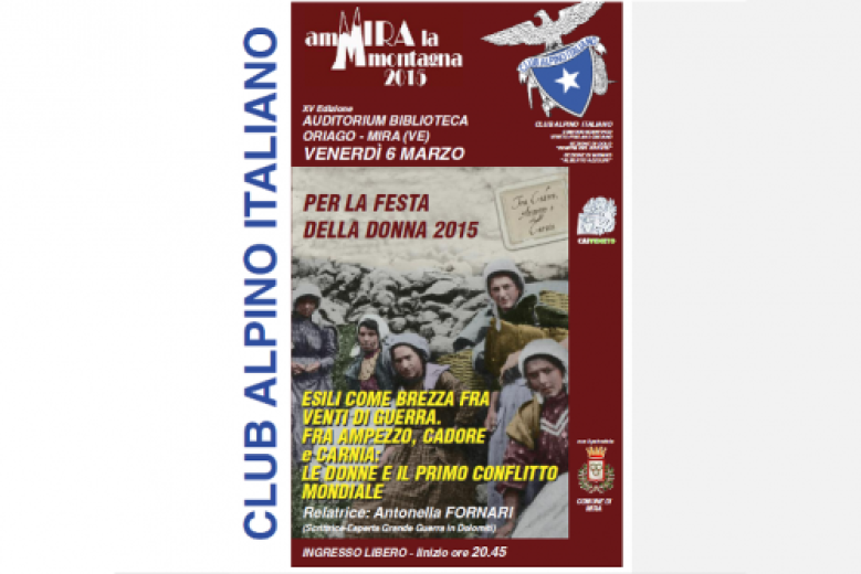 Incontro Le donne e la Prima Guerra mondiale Incontro Le donne e la Prima Guerra mondiale