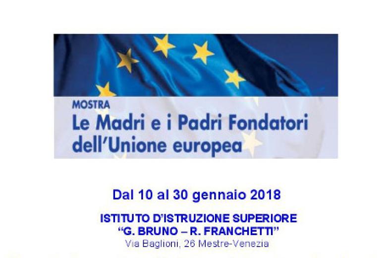 mostra Madri e Padri Fondatori dell'Unione europea al Bruno Franchetti mostra Madri e Padri Fondatori dell'Unione europea al Bruno Franchetti