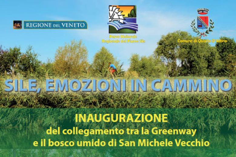 nuovo tratto di pista ciclabile lungo il Sile nuovo tratto di pista ciclabile lungo il Sile