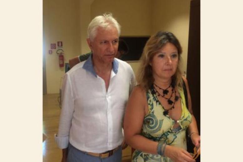 Il Consigliere metropolitano Saverio Centenaro con il dirigente scolastico del Liceo Montale Il Consigliere metropolitano Saverio Centenaro con il dirigente scolastico del Liceo Montale